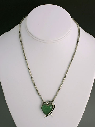 antonio pineda silver jade pendant