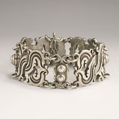 William Spratling silver Vindobonesis Pre-Columbian bracelet