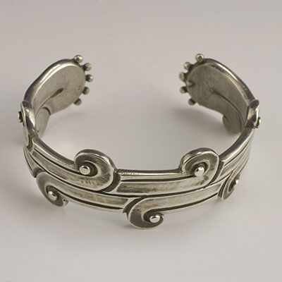 William Spratling Silver Cholula Cuff Bracelet