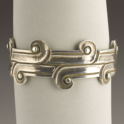 William Spratling Silver Cholula Cuff Bracelet